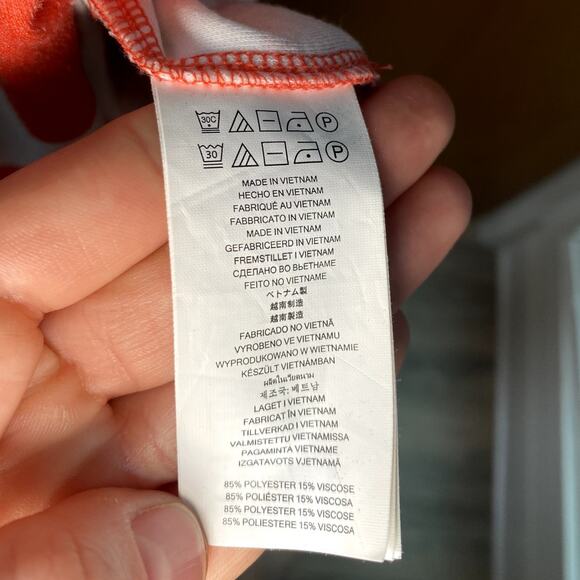 Size M - Womens - Michael Kors Striped Dress with Side Slits - Picture 6 of 6